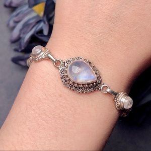 ‼️Clearance‼️Sterling silver moonstone bracelet